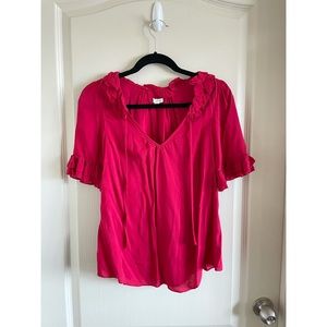 Anthropologie - odille ruffled blouse